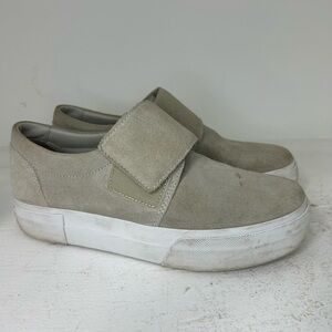 Vince Women's Tan Suede Moccasins